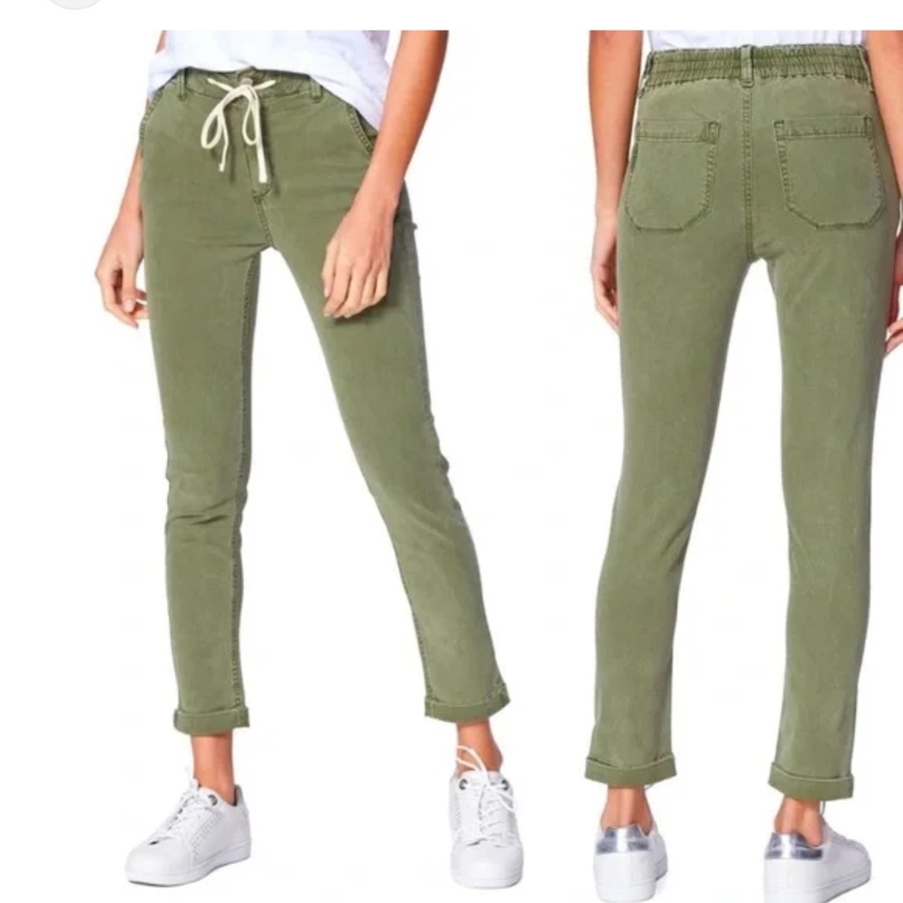 PAIGE Olive Green Christy Pants